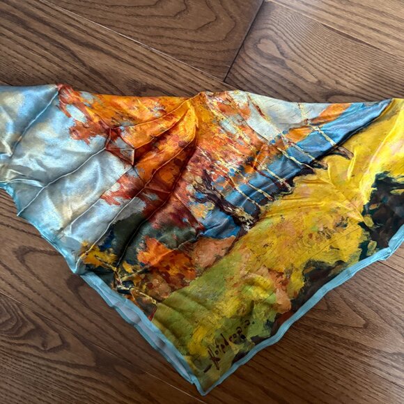 Silk scarf/hankerchief - Picture 2 of 4
